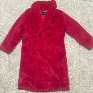 Badgley Mischka Coat Pink Fur